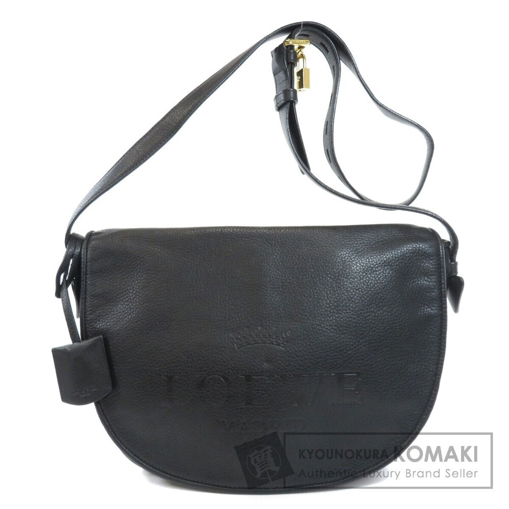Loewe logo motif shoulder bag calfskin